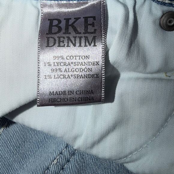 BKE Carter Mens Size 30S Straight Leg Light Wash Class Fit Denim Blue Jeans - Picture 6 of 9